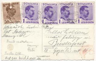 1938 Kiskapus, Kleinkopisch, Copsa Mica; Arderea gazului metan langa / földgáz kitörés, égő metán / ...