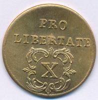 1706. X Poltúra "II. Rákóczi Ferenc" jelzett Cu replika T:AU