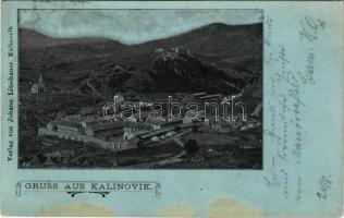 1900 Kalinovik, general view. Verlag von Johann Litschauer + "K.U.K. MILIT. POST KALINOVIK" (fl)
