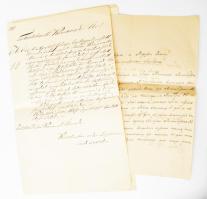 1857. ápr. 22. Nagyvárad (Románia, Oradea), A váradi káptalan levele Szabó Jánosnak a kanonoki eskütételéről. A dokumentum egyrészt tartalmazza az eskütételre való felszólítást, egy gratuláló levelet Kalocsáról Kubiuszky Mihálytól és Szigethy Ferdinándtól (1857.10.03.), illetve az engedelmességi esküt, és a hitvallást is. Nyolc beírt oldal latin és magyar nyelven.