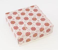 Bohemia ólomkristály kínáló, címkével jelzett, hibátlan, dobozában, d: 20 cm