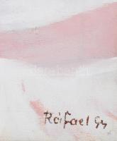 Ráfael Gy jelzéssel: Cirkusz. Olaj, vászon. 50x70 cm