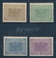 Német Keletafrika gyarmati áruforgalmi statisztikai bélyegek 4 klf használatlan