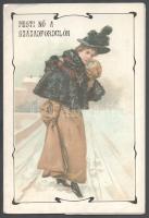 Pesti nő a századfordulón. (Bp., 1991, Magyar Nemzeti Múzeum), 8 (színes fotók) t. Kísérőfüzet nélkül. Kiadói papírmappában.