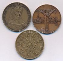 Csucs Viktória (1934-1993) 1979. "Magyar Éremgyűjtők Egyesülete 1969-1979" kétoldalas bron...