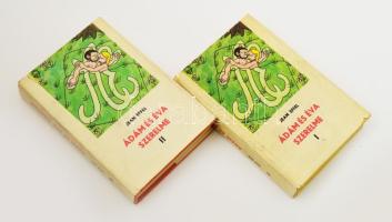 Jean Effel: Ádám és Éva szerelme. I-II. köt. Ford.: Kolozsvári Grandpierre Emil. Pozsony (Bratislava), 1968, Epocha. Színes illusztrációkkal. Kiadói egészvászon-kötés, jó állapotban, kissé sérült kiadói papír védőborítóban.