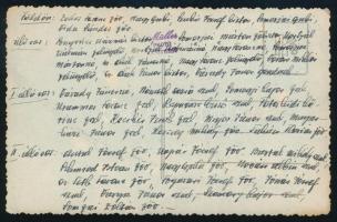 cca 1930 Keszthelyi pénzügyőrők? nevesített csoportkép 14x9 cm