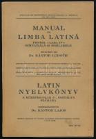 Dr. Kántor Lajos (szerk.): Latin nyelvkönyv a középiskolák IV. osztálya számára. / Manual de limba latină pentru clasa IV-a gimnazială si similarele. A szerkesztő, Kántor Lajos (1890-1966) erdélyi magyar pedagógus, filológus, tankönyvíró által dedikált példány. Kolozsvár (Cluj), 1935, Minerva, 231 p. Kiadói papírkötés, kissé foltos borítóval, nagyrészt jó állapotban.