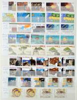 Újdonság tétel, osztrák és spanyol blokkok, San Marino sorok, blokkok és kisívek, 8 lapos Leuchtturm...