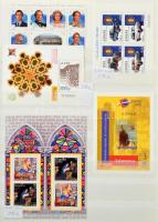 Újdonság tétel, osztrák és spanyol blokkok, San Marino sorok, blokkok és kisívek, 8 lapos Leuchtturm...