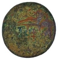 1704. X Poltura Cu "II. Rákóczi Ferenc" (6,68g) T:VF-F, patina, hajlott lemez
Hungary 170...