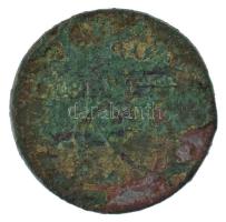 1705. X Poltura Cu "II. Rákóczi Ferenc" (6,37g) T:F, patina, hajlott lemez Hungary 1705. X Poltura Cu "Francis II Rákóczi" (6,37g) C:F, patina, wavy coin Huszár: 1535., Unger II.: 1133.a