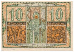 Sopron 1918. május 1. 10f utalvány T:F szép papír
Adamo SOP4.1