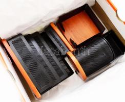 5 darabos design íróasztali szett, jó állapotban.