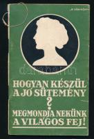 cca 1930 Dr. Oetker süteményes receptfüzet 96p.