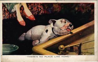 "There's no place like home" Bonzo dog. A. R. &amp; Co. i. B. 1595-2. s: G. E. Studdy (fa)