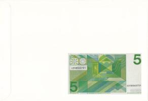 Hollandia 1973. 5G felbélyegzett borítékban, bélyegzéssel T:UNC Netherlands 1973. 5 Gulden in envelo...