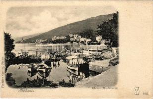 Abbazia, Opatija; Kleiner Bootshafen. Federico Cretich / csónakkikötő / small boat port