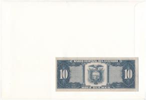 Ecuador 1986. 10S felbélyegzett borítékban, bélyegzéssel T:UNC
Ecuador 1986. 10 Sucres in envelope ...