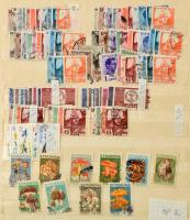 Vegyes régi román tétel sok sorral, összefüggésekkel 12 lapos A4-es berakóban, benne kevés bélyegzett magyar is