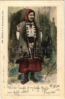 1902 Bukovinai népviselet, folklór / folklore from Bukowina (Bucovina). Nakladem W. Niemejowskiego (Lwów) (EK)