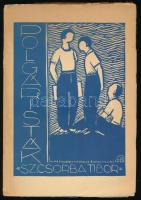 Sz. Csorba Tibor: Polgáristák. A szerző linóleummetszeteivel és tanítványai rajzaival. Bp., 1936, Országos Gárdonyi Társaság, 190+(2) p. Egyetlen kiadás. Kiadói papírkötés, kissé sérült, foltos gerinccel, belül jó állapotban.