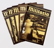 2002-2005, Militária 5 darab száma, 22, 28, 29, 42, 45, borítón sérüléssel.