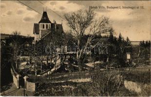 1914 Budapest XII. Holub villa. Kunstanstalt Alois Holub kiadása. Istenhegyi út 11. (fl)