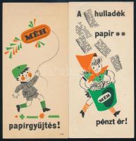 MÉH 2 darab számolócédula