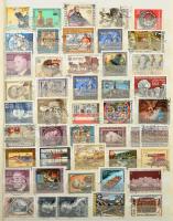 Ausztria ~600 képes bélyeg, 8 lapos A4-es berakóban