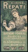 K. Impér - Répáti Báthori-forrás gyógy-savanyúvíz számolócédula