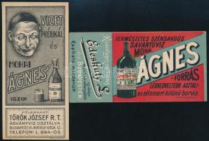 Mohai Ágnes 2 darab számolócédula