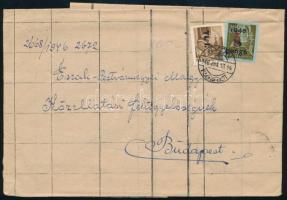 1946 6. díjszabás Egyszerű távolsági levél 250 grammig Betűs Hlp. I és Tl. I. bérmentesítéssel