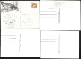 cca 1979-80 20 db Pesti Műhely képeslap ofszet reprodukciókkal, többek közt Fajó János: Két forma, K...