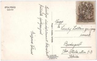 1938 Ipolyság, Sahy; Ipoly híd. Polgár I. kiadása / bridge (EK)