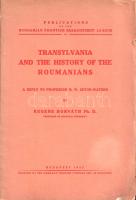 Horváth [Jenő], Eugene: 
Transylvania and the History of the Roumanians. A Reply to Professor R. W....