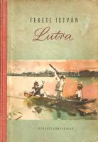 Fekete István:  Lutra. Egy vidra regénye. Szilvási Nándor rajzaival. (Budapest, 1955). Ifjúsági Könyvkiadó (Pécsi Szikra Nyomda). 351 + [1] p. Első kiadás. Fekete István klasszikus állatregénye első kiadásának szövegét oldalszámozáson belül Szilvási Nándor szövegközti rajzai díszítik. Példányunk fűzése enyhén meglazult, a címlapon régi ajándékozási bejegyzés. Aranyozott gerincű, színes, illusztrált, enyhén kopott, enyhén sérült kiadói félvászon kötésben. Jó példány.