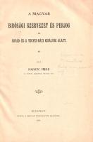 Hajnik Imre: 
A magyar bírósági szervezet és perjog az Árpád- és vegyes-házi királyok alatt.
Budap...
