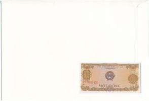 Vietnam 1976. 1D felbélyegzett borítékban, alkalmi bélyegzéssel T:UNC
Vietnam 1976. 1 Dong in envel...