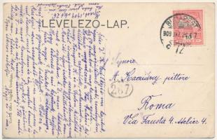 1909 Verőce, Nógrádverőce; montázs pillangóval: vasútállomás, villa Svadlo, Madari villa. Vavrik Géz...