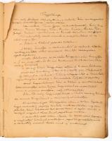 cca 1926-32 Szolnoki MÁV Sportegyesület kerékpáros szakosztályának jegyzőkönyvei, részletes beszámol...