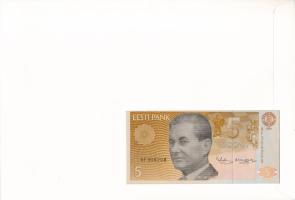 Észtország 1991. 5K felbélyegzett borítékban, bélyegzéssel T:UNC
Estonia 1991. 5 Krooni in envelope...