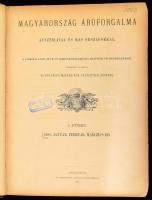 Magyarország árúforgalma Ausztriával és más országokkal. I-X. füzet. 1885. január-december. [Egybekötve]. Bp., 1885-1886, Országos Magyar Kir. Statistikai Hivatal (Athenaeum-ny.) Félvászon-kötésben, sérült borítóval és gerinccel, régi intézményi bélyegzőkkel.