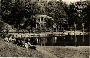 1958 Síkfőkút, Síkfőfürdő (Noszvaj); turistaház. Képzőművészeti Alap Kiadóvállalata + "NOSZVAJ POSTAÜGYN"