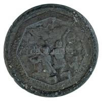 Osztrák-Magyar Monarchia 1914-1918. "39. Honv. (Honvéd) Rohamzászlóalj" I. világháborús Zn alakulati jelvény (50mm) T:XF,VF Austro-Hungarian Monarchy 1914-1918. "39. Honv. Rohamzászlóalj" World War I Zn metal battalion badge (50mm) C:XF,VF