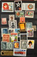 Kb 400 db levélzáró, pecsétbélyeg stb. 8 lapos A4 berakóban