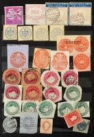 Kb 400 db levélzáró, pecsétbélyeg stb. 8 lapos A4 berakóban