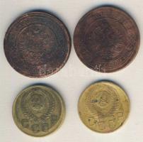 Orosz Birodalom 1896. 3k Cu + 1915. 3k Cu + Szovjetunió 1956-1957. 3k Al-Br (2x) T:2--3 k., oxidáció...