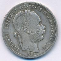 1881KB 1Ft Ag "Ferenc József / Középcímer" T:VF patina
Adamo M15