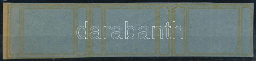 Bianco okmánybélyeg hármascsík, ritka